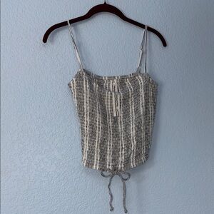 Guess Monochrome Striped Camisole Size Small